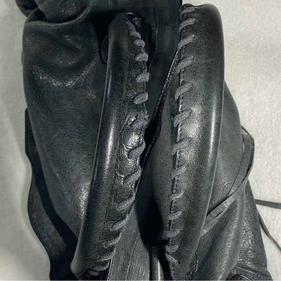 2009 Balenciaga The City Bag 115748 Anthracite 2Way Tote Lambskin - Picture 14 of 16